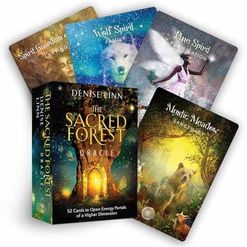 The Sacred Forest Oracle: 52 Cards to Open – Cards, by Linn Denise – Very Good