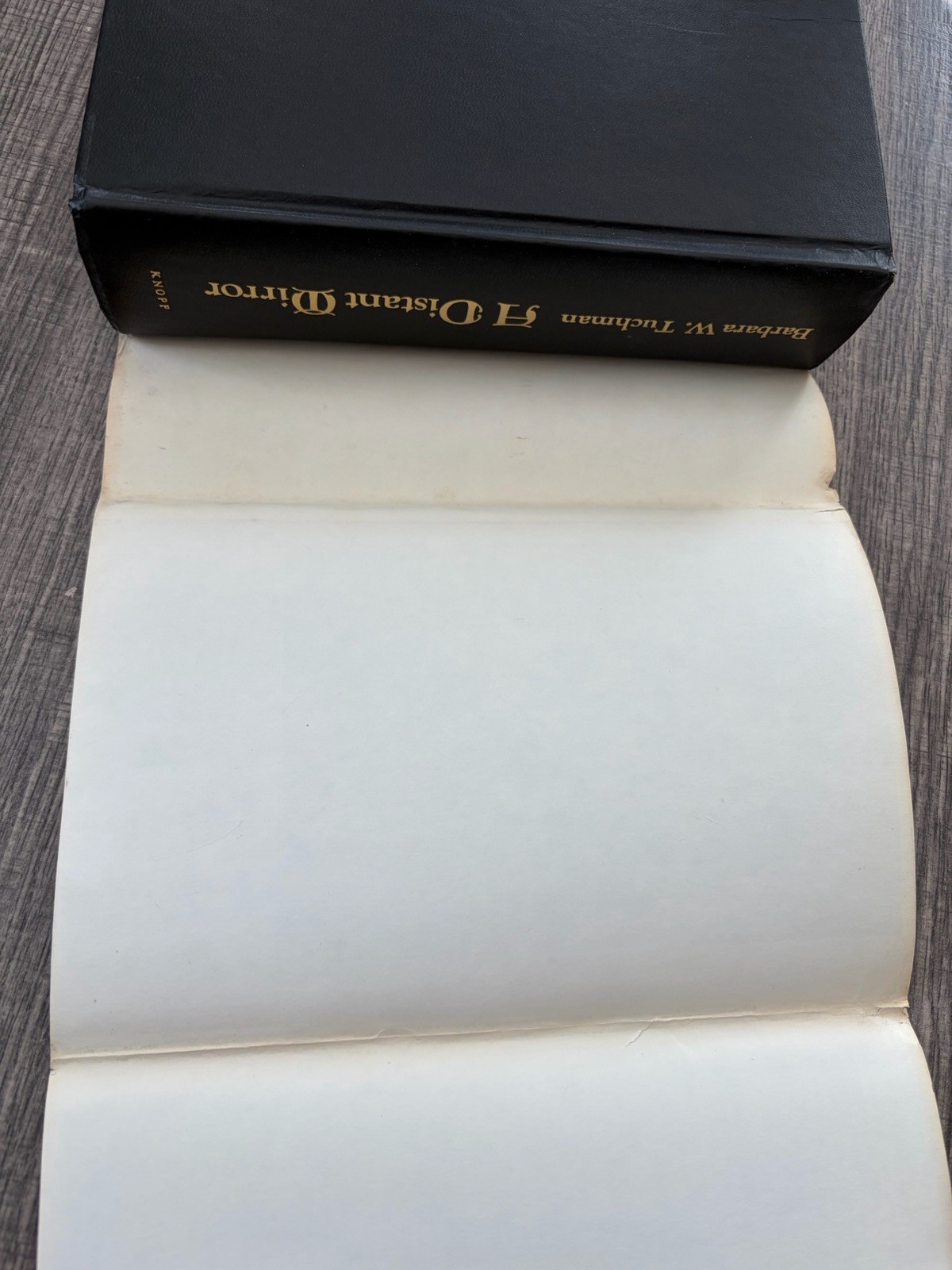 A Distant Mirror – Barbara W. Tuchman First Edition First Printing HCDJ VTG 1978
