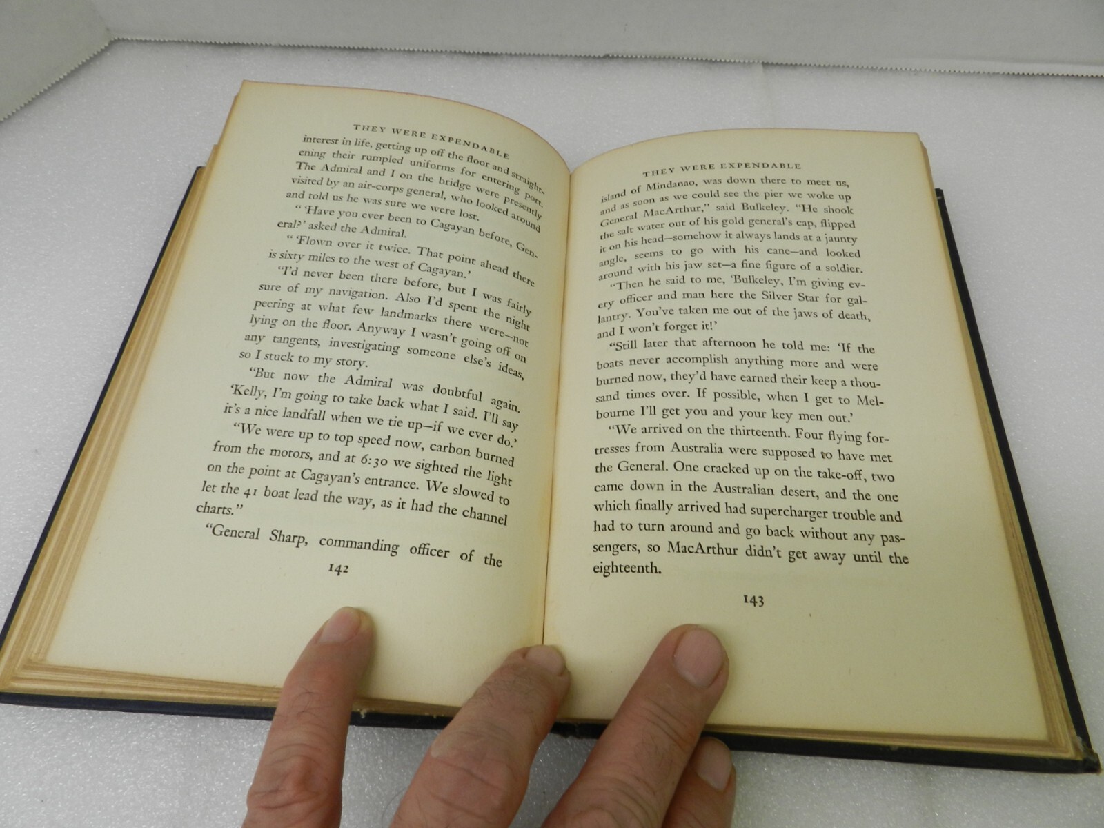 W.L. White They Were Expendable Harcourt, Brace And Company 1942 HC 1st Edition