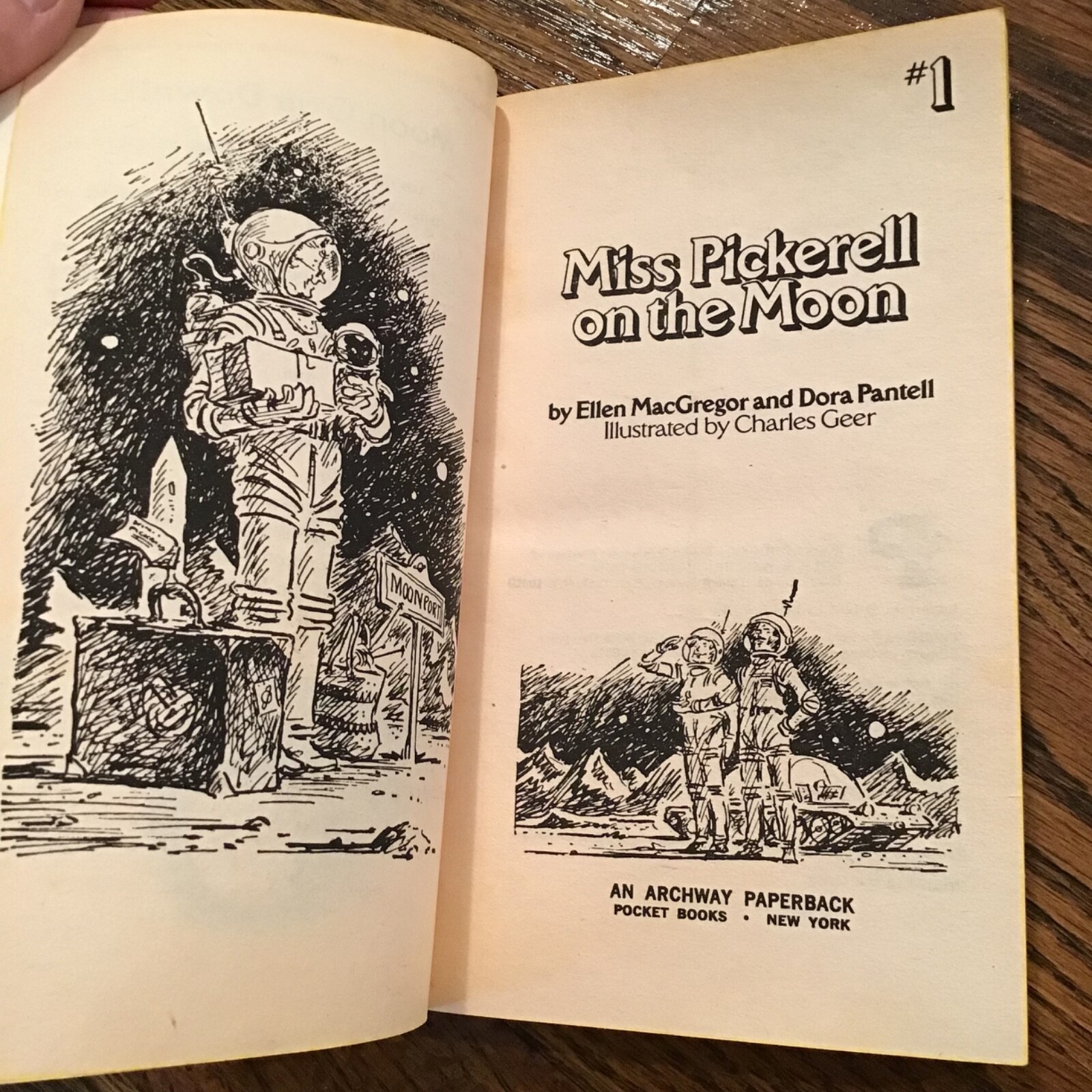 Miss Pickerell On The Moon Ellen MacGregor 1980 Paperback