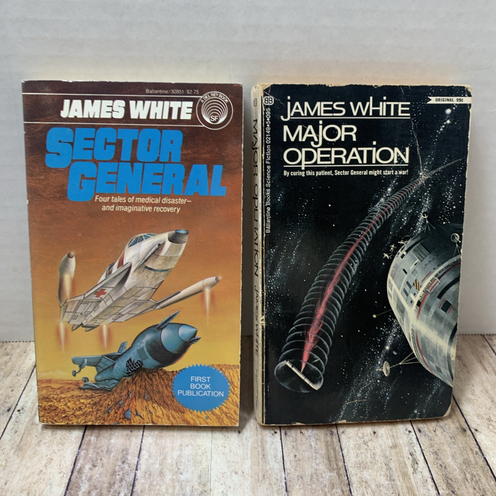 James White Sector General novels Lot of 2 Major Operation Paper Back