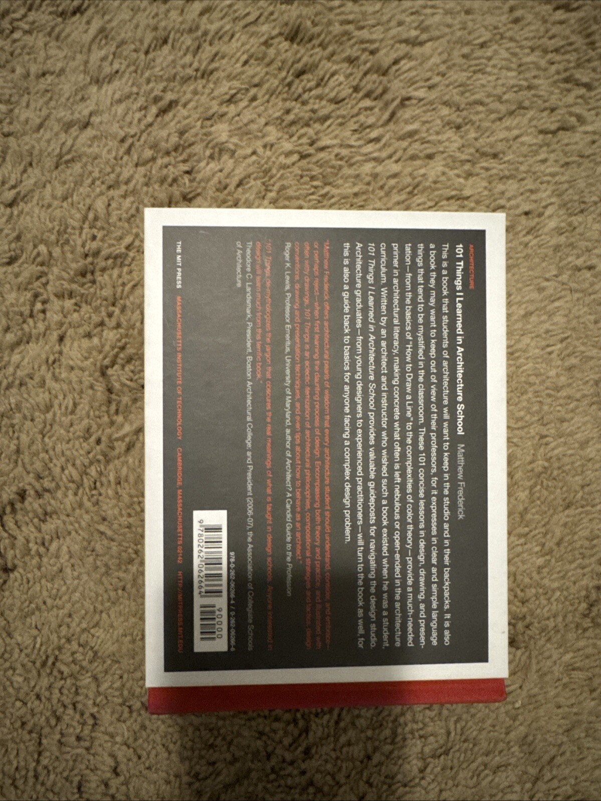 101 Things I Learned in Architecture School by Matthew Frederick (2007,…