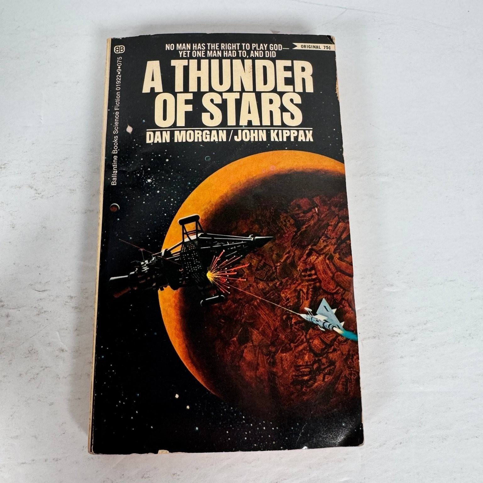 A Thunder of Stars Dan Morgan John Kippax 1970 First Printing Sci-Fi Ballantine