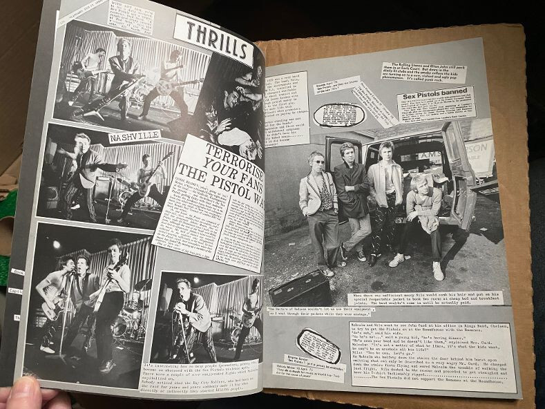 Sex Pistols File Book 1995 Ray Stevenson Photos, Stories, Clippings, Punk Rock
