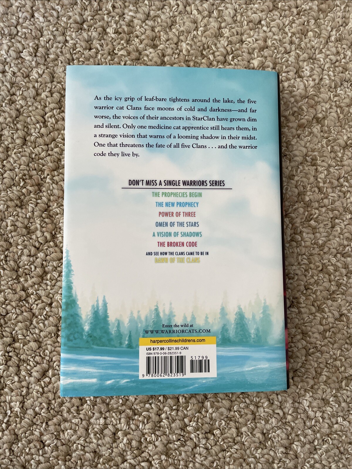 Warriors: The Broken Code #1: Lost Stars – Hunter, Erin – hardcover