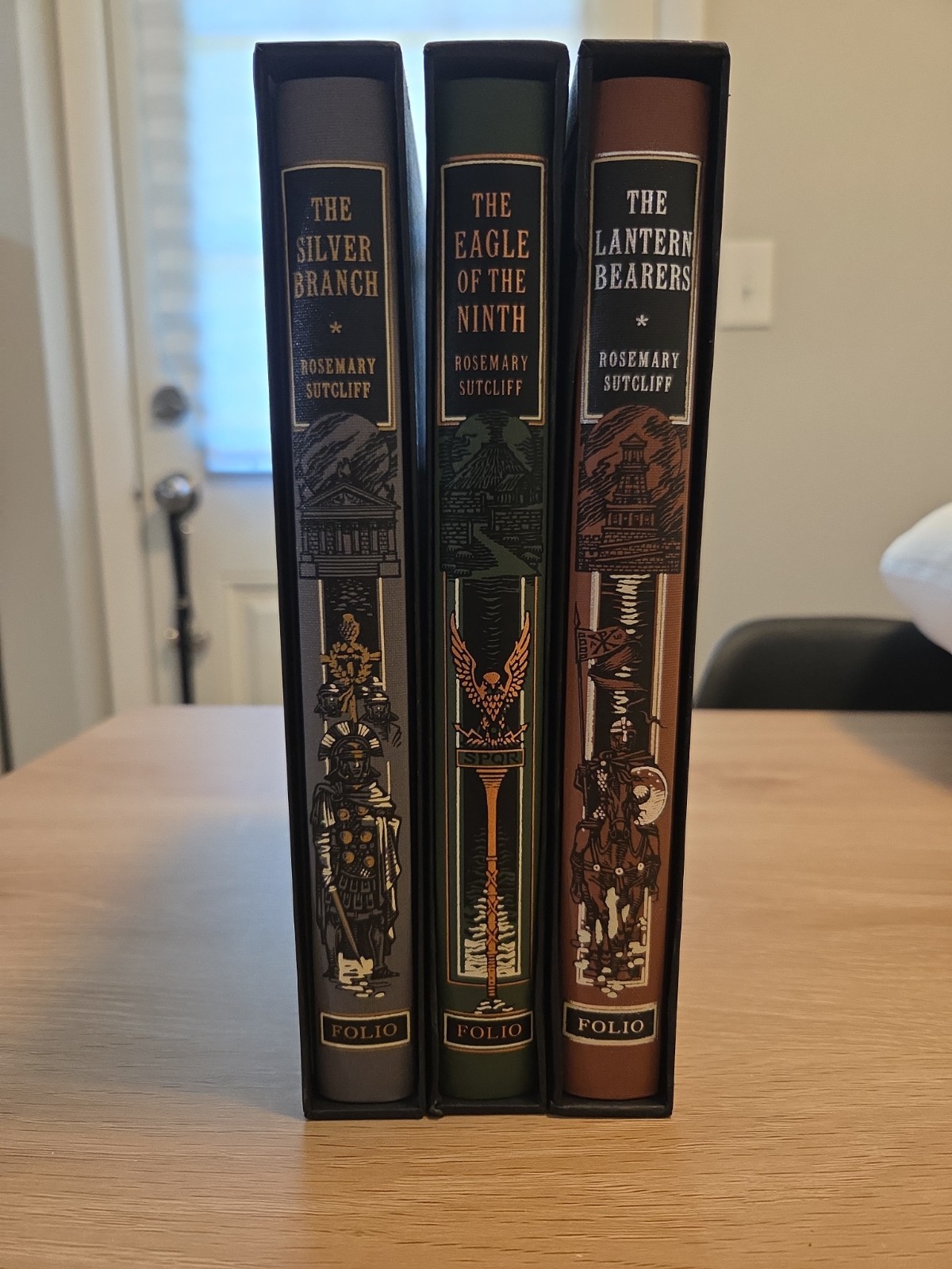 Roman Britain Trilogy Rosemary Sutcliff Folio Society Book Set Eagle Silver