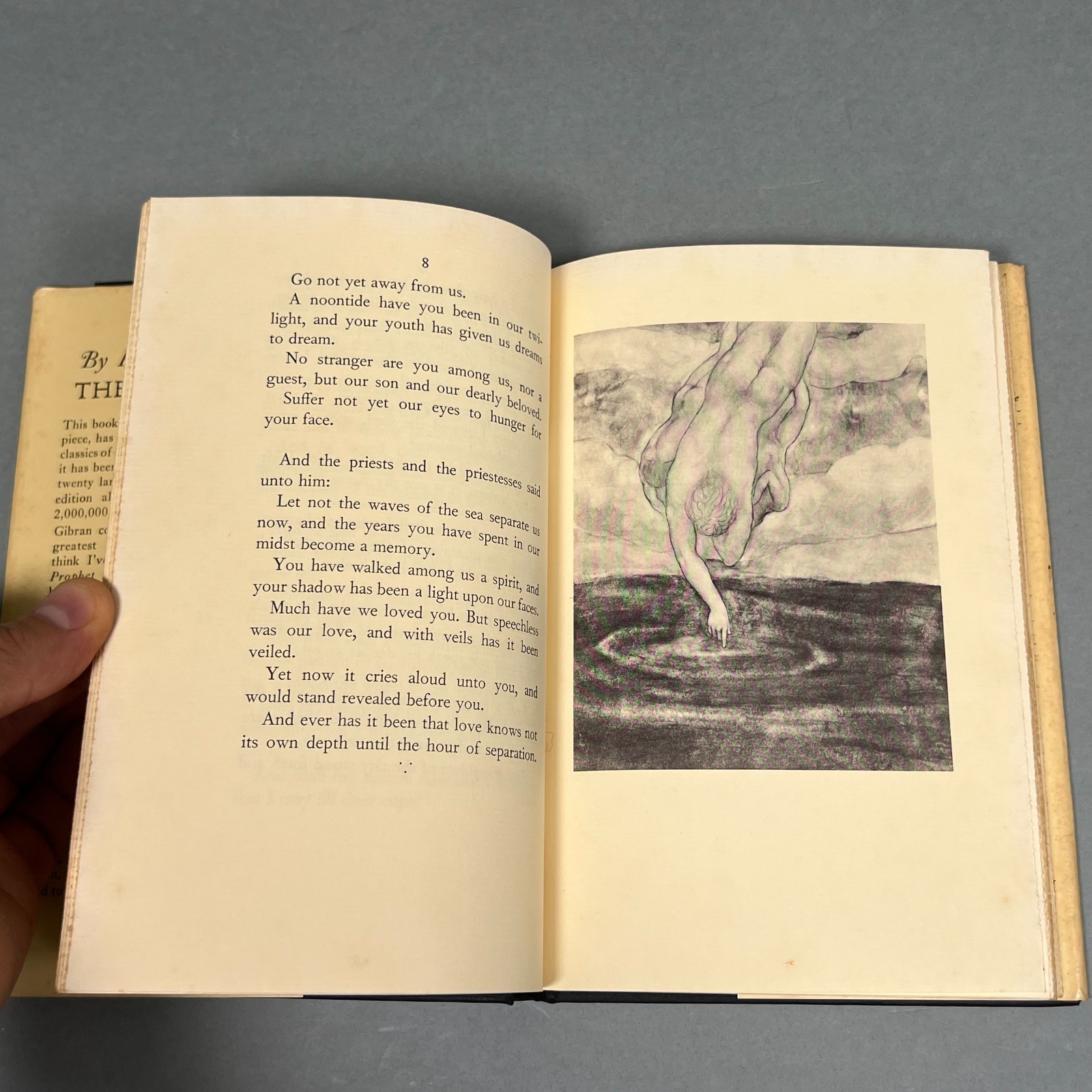 NICE 1965 Ed. The Prophet by Kahlil Gibran – HC Alfred A. Knopf – Vintage Book
