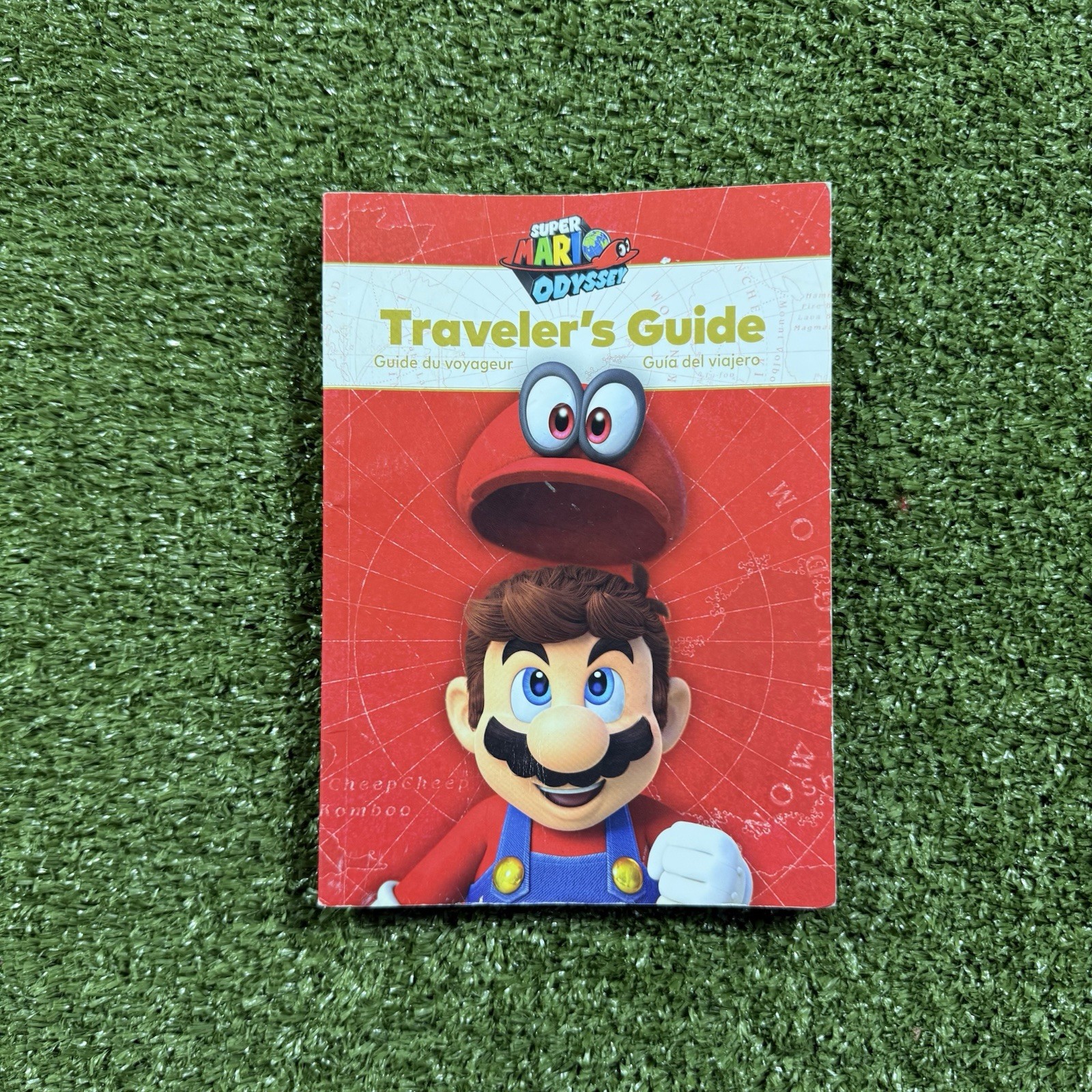 Super Mario Odyssey Traveler’s Guide Game Manual for Nintendo Switch