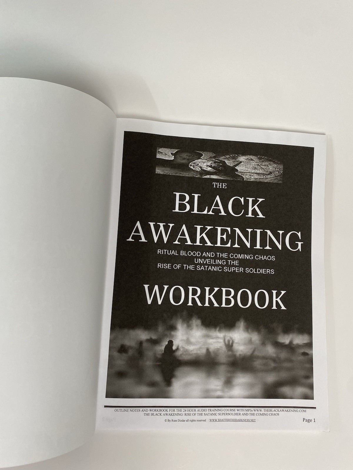 Russ Dizdar Black Awakening Book,Workbook & Spiritual Warfare Manual Trio HTF