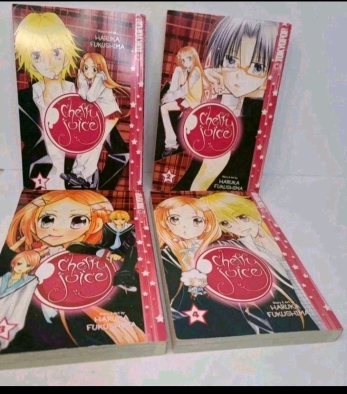 Cherry juice Graphic Novels #1-4 Haruka Fukushima Tokyopop Manga