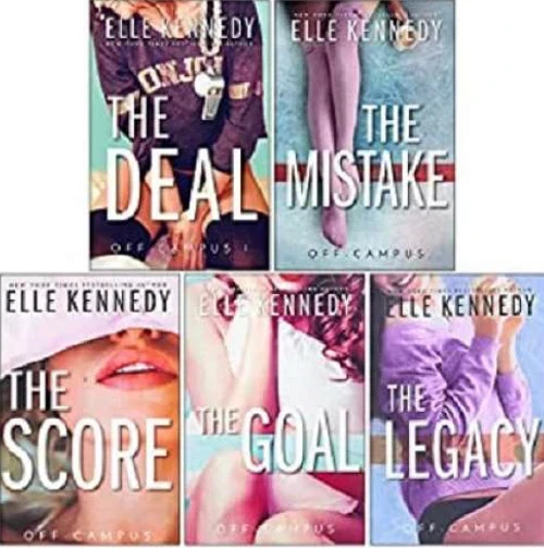 Off-Campus 5 Books Collection set by Elle Kennedy Book English Free Shipp