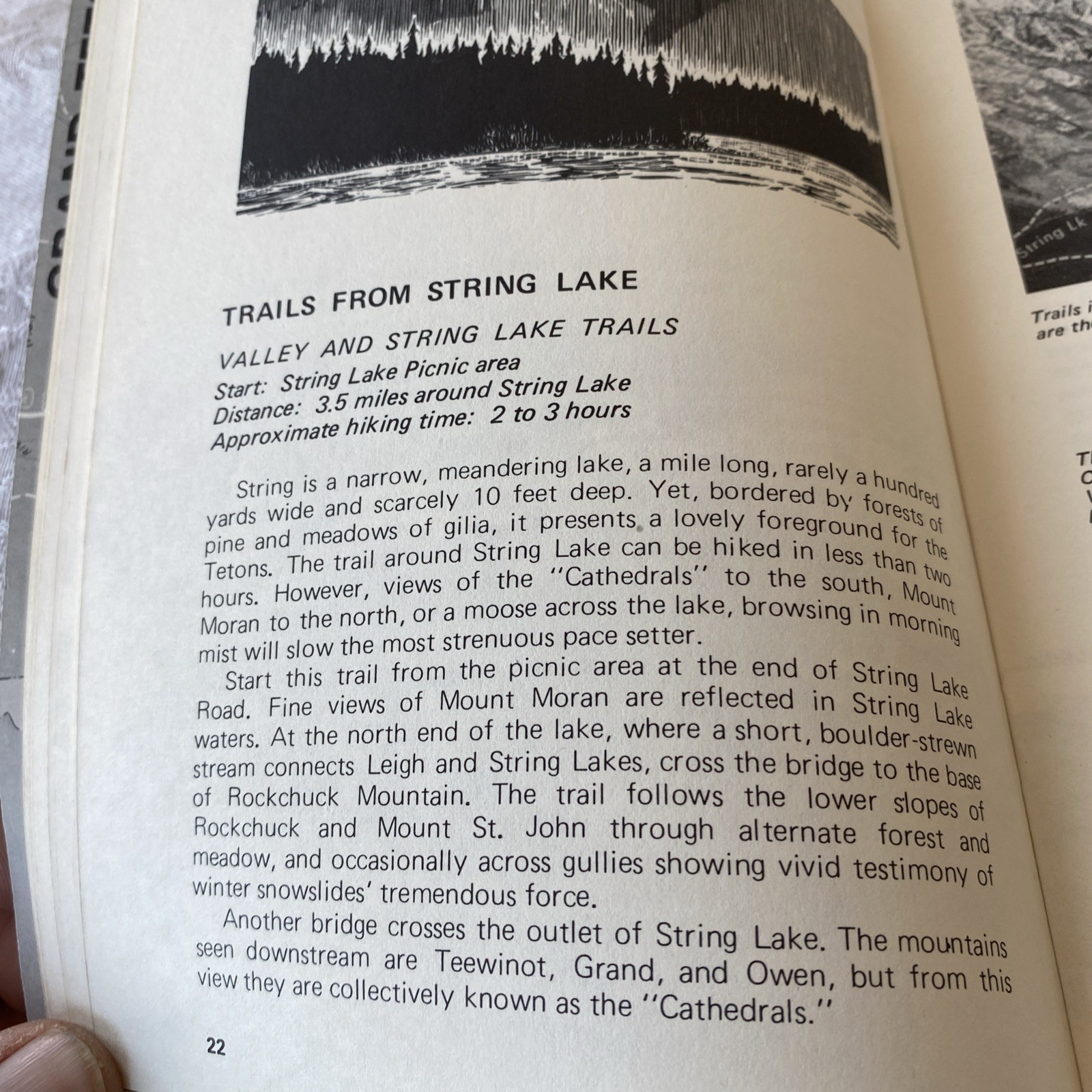 “Teton Trails”- Pamphlet (56 Pages) by Brian Harry with Illustrations 1982 PB