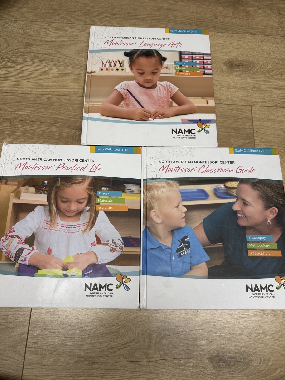 NAMC Early Childhood Montessori Curriculum 3-6 (books only) 3 book set