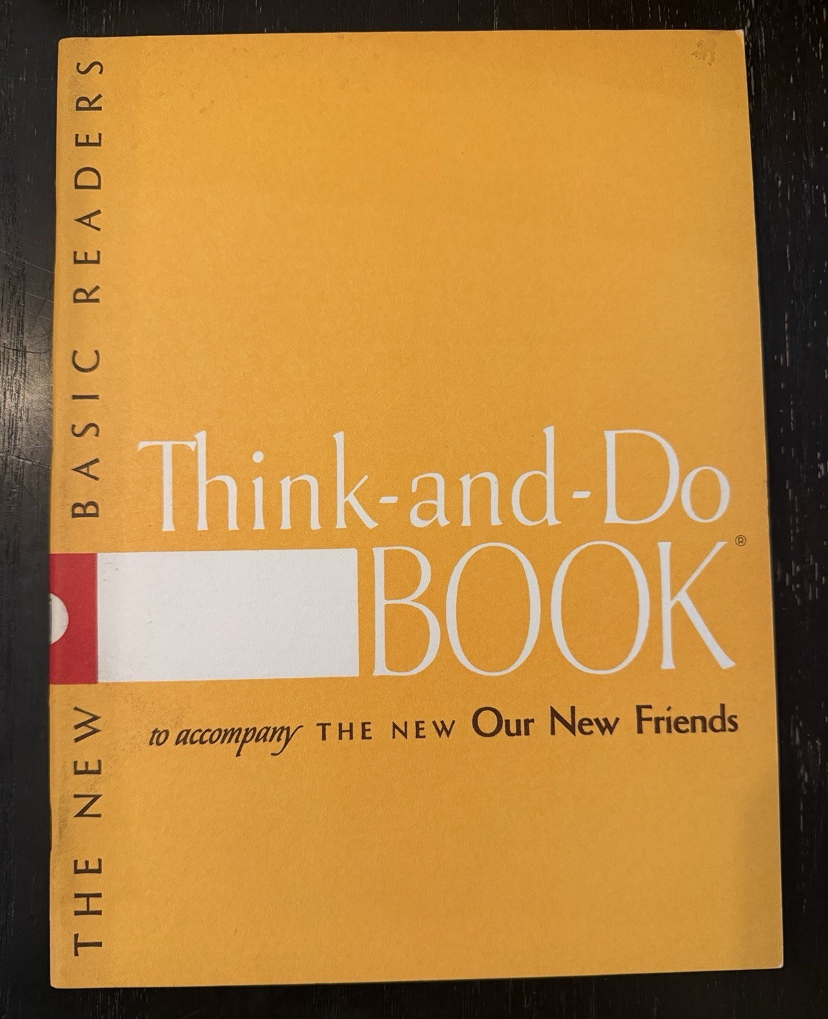 Scott, Foresman New Basic Readers Think-and-Do Book PB Illus 1956 Ed Orange