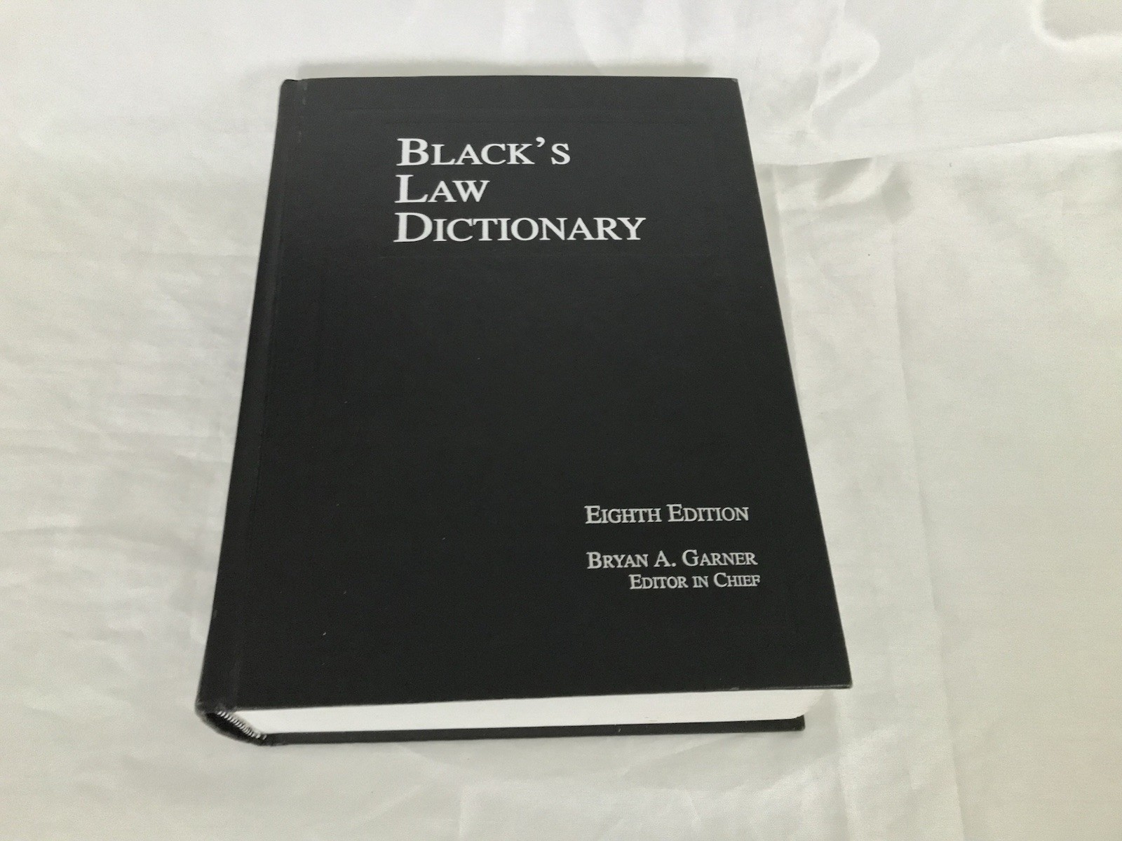 Black’s Law Dictionary 8th Edition Bryan A Garner Hardcover Legal Reference Book