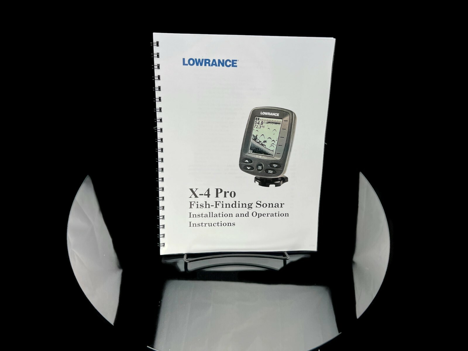 Lowrance X-4 PRO Fish Finding Sonar Operators Manual User Guide Instructions