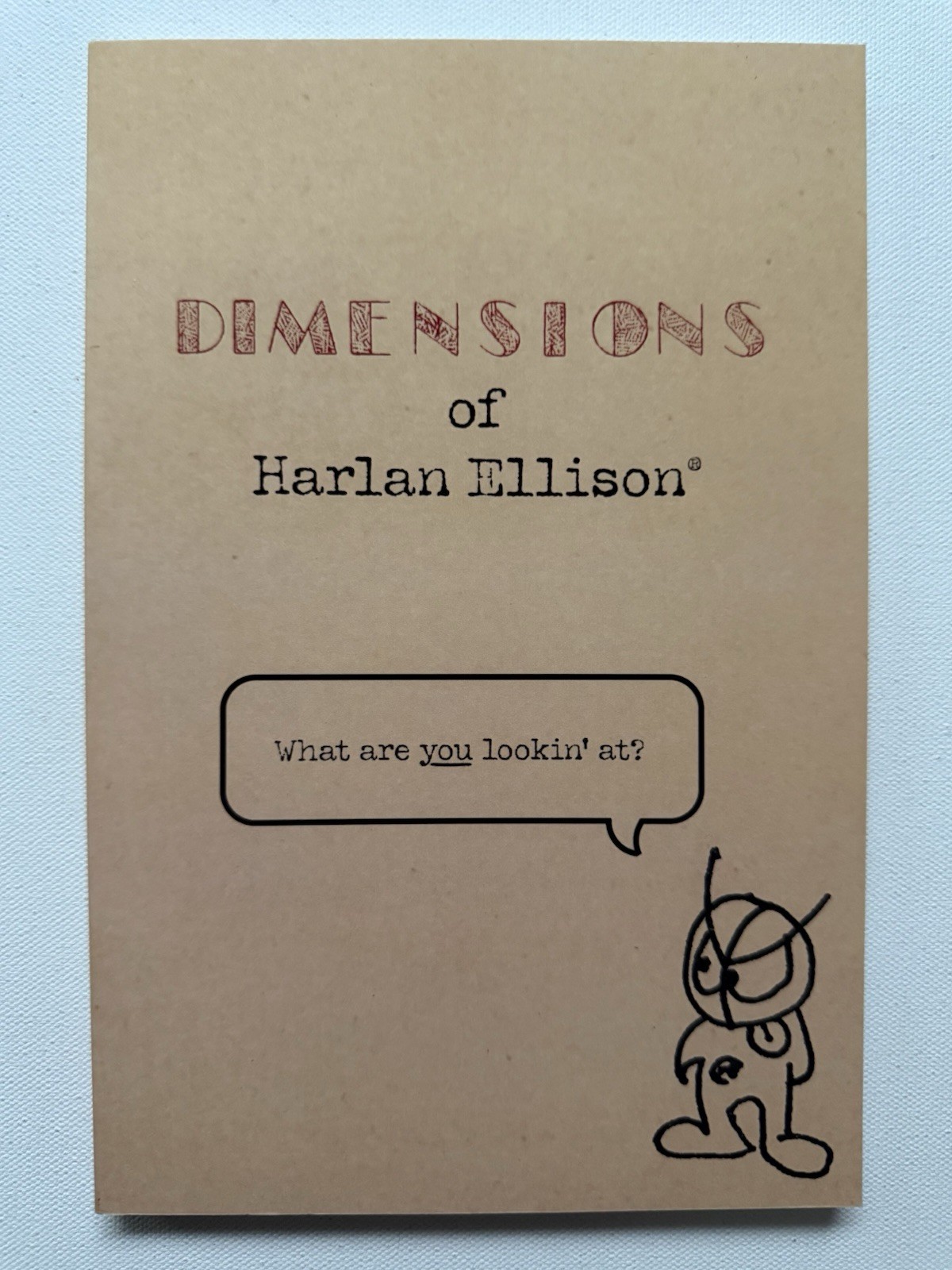 Dimensions of Harlan Ellison RARE KICKSTARTER 2019 TPB BOOK EDGEWORKS ABBEY SF
