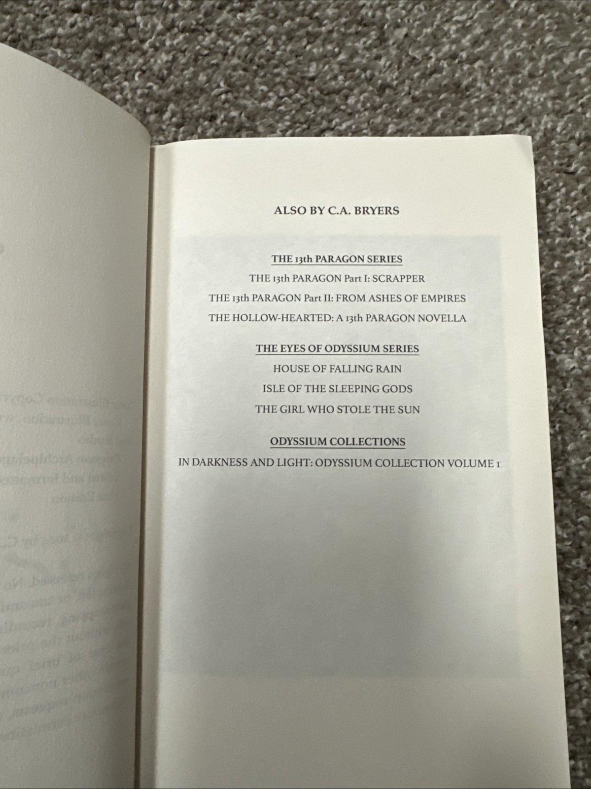 SIGNED COPY – What Lies Between: Odyssium Collection Volume 2