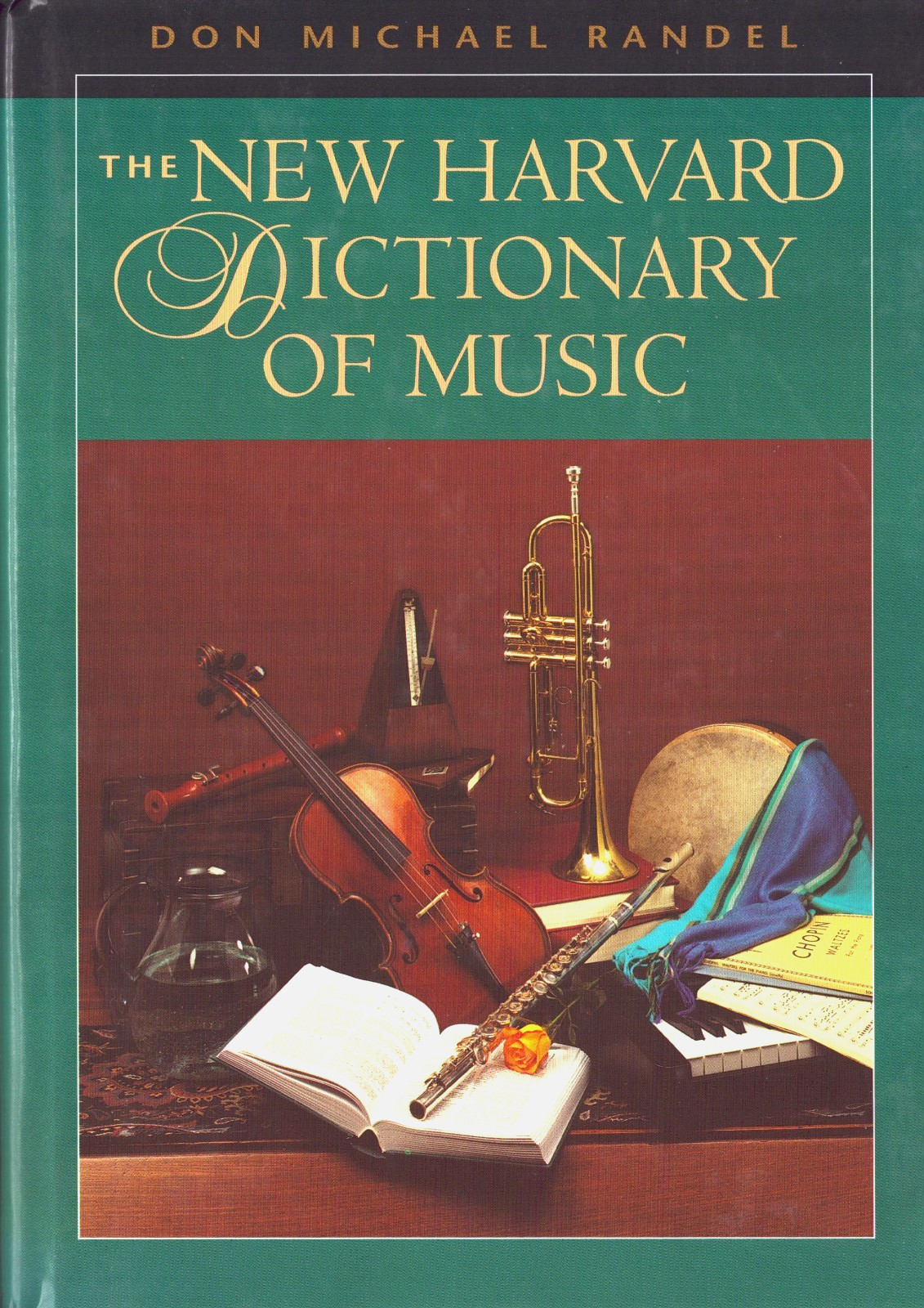 The New Harvard Dictionary of Music Don Michael Randel Hardcover Dust Jacket
