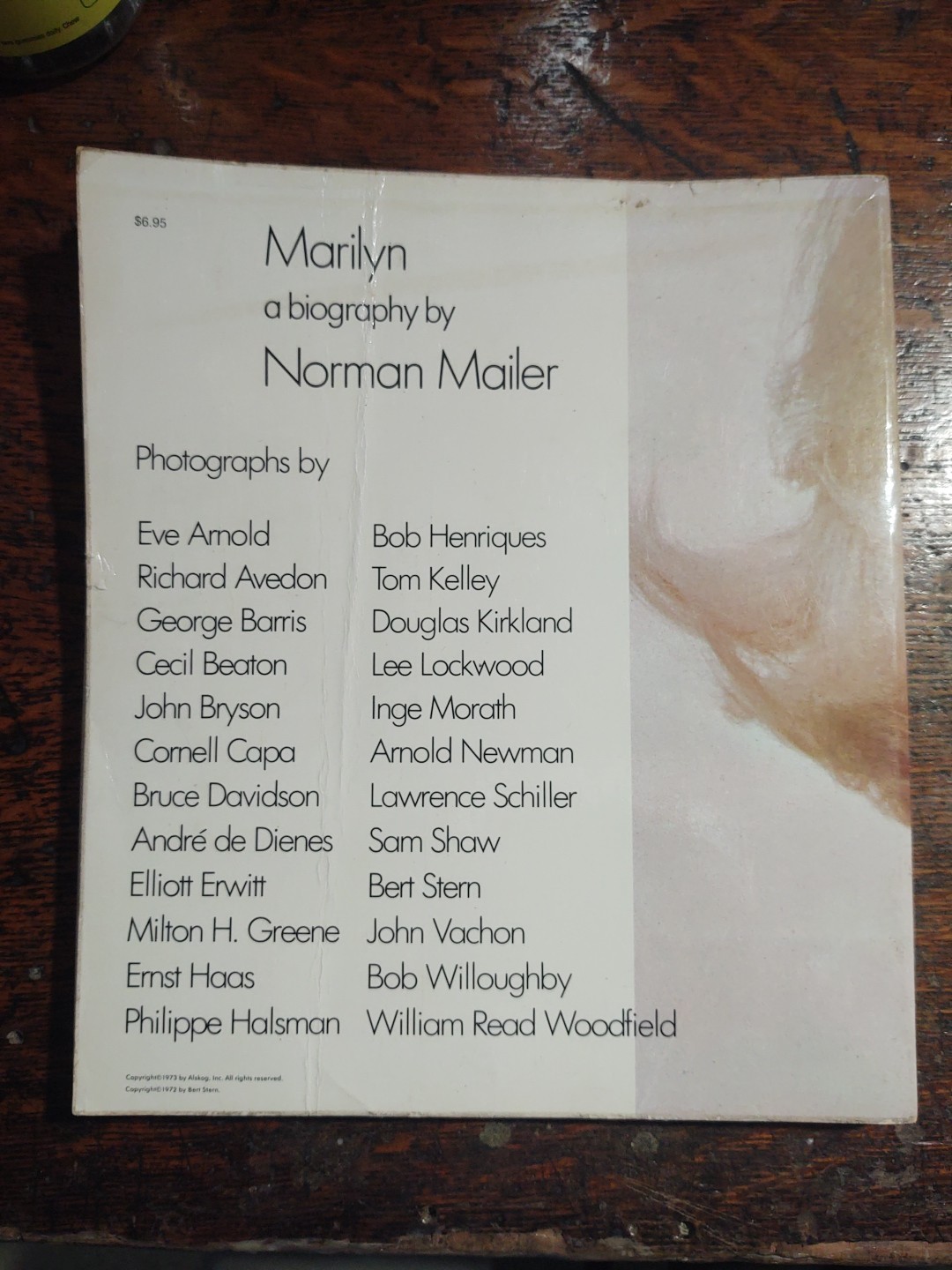 Marilyn Monroe Marilyn – A Biography by Norman Mailer 1973 by Alskog Norma Jean