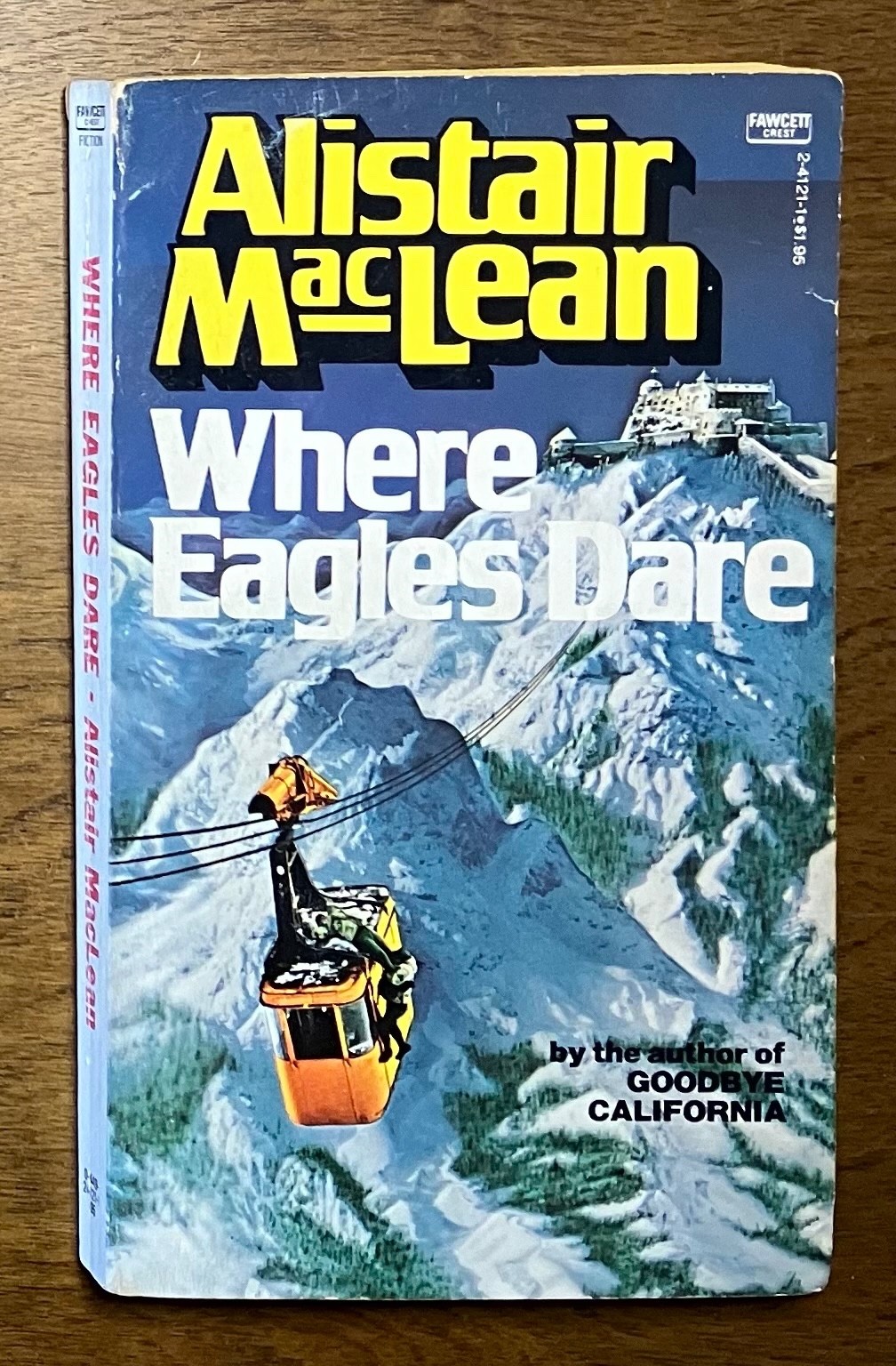 Where Eagles Dare by Alistair MacLean 1981 paperback war & military