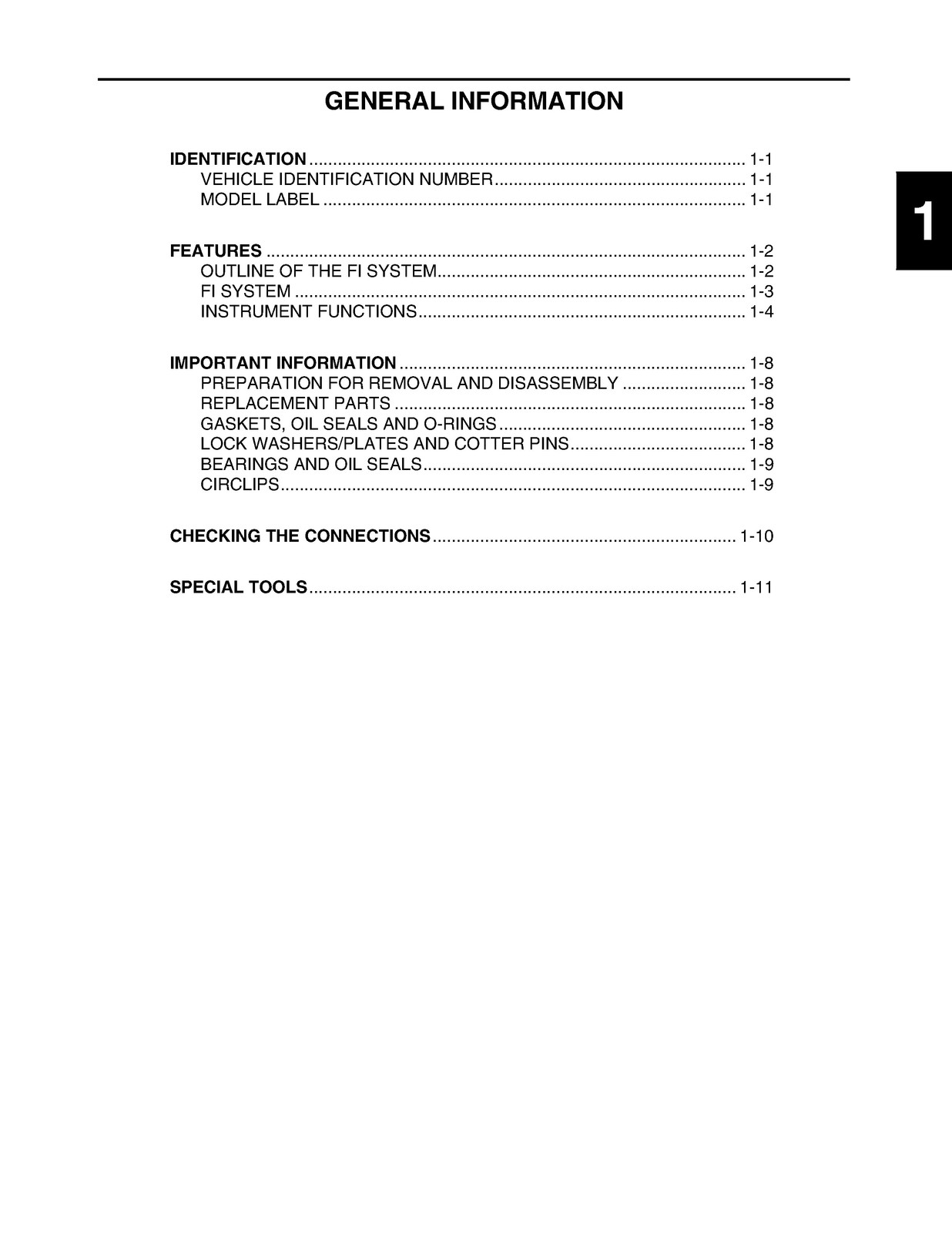 YAMAHA XV1900 Roadliner Stratoliner Service Manual 2006-2009, FOLDOUTS