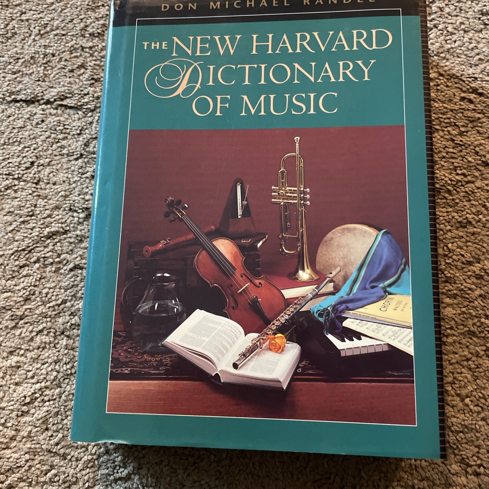 New Harvard Dictionary of Music by Don M. Randel (1986, Hardcover)