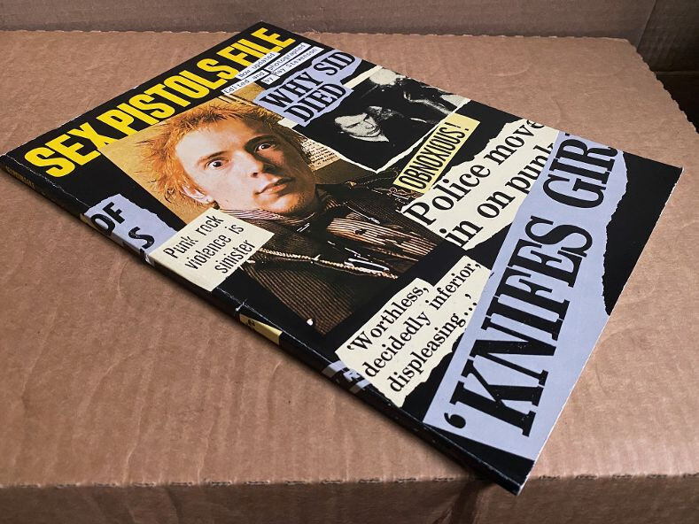 Sex Pistols File Book 1995 Ray Stevenson Photos, Stories, Clippings, Punk Rock