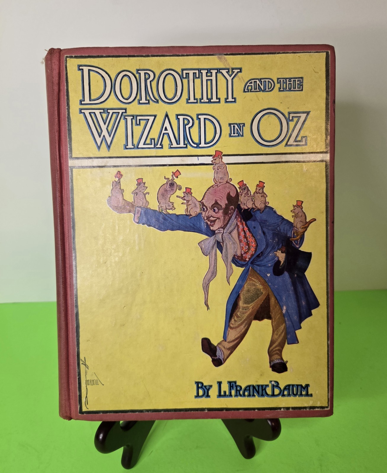 DOROTHY AND THE WIZARD IN OZ by L. FRANK BAUM – HARDCOVER Vintage