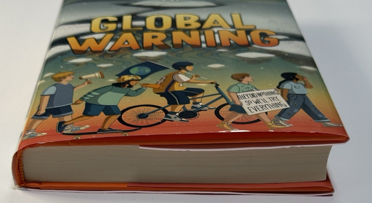 Global Warning – by Steven B. Frank Middle Grade Hardcover Novel Planet Power