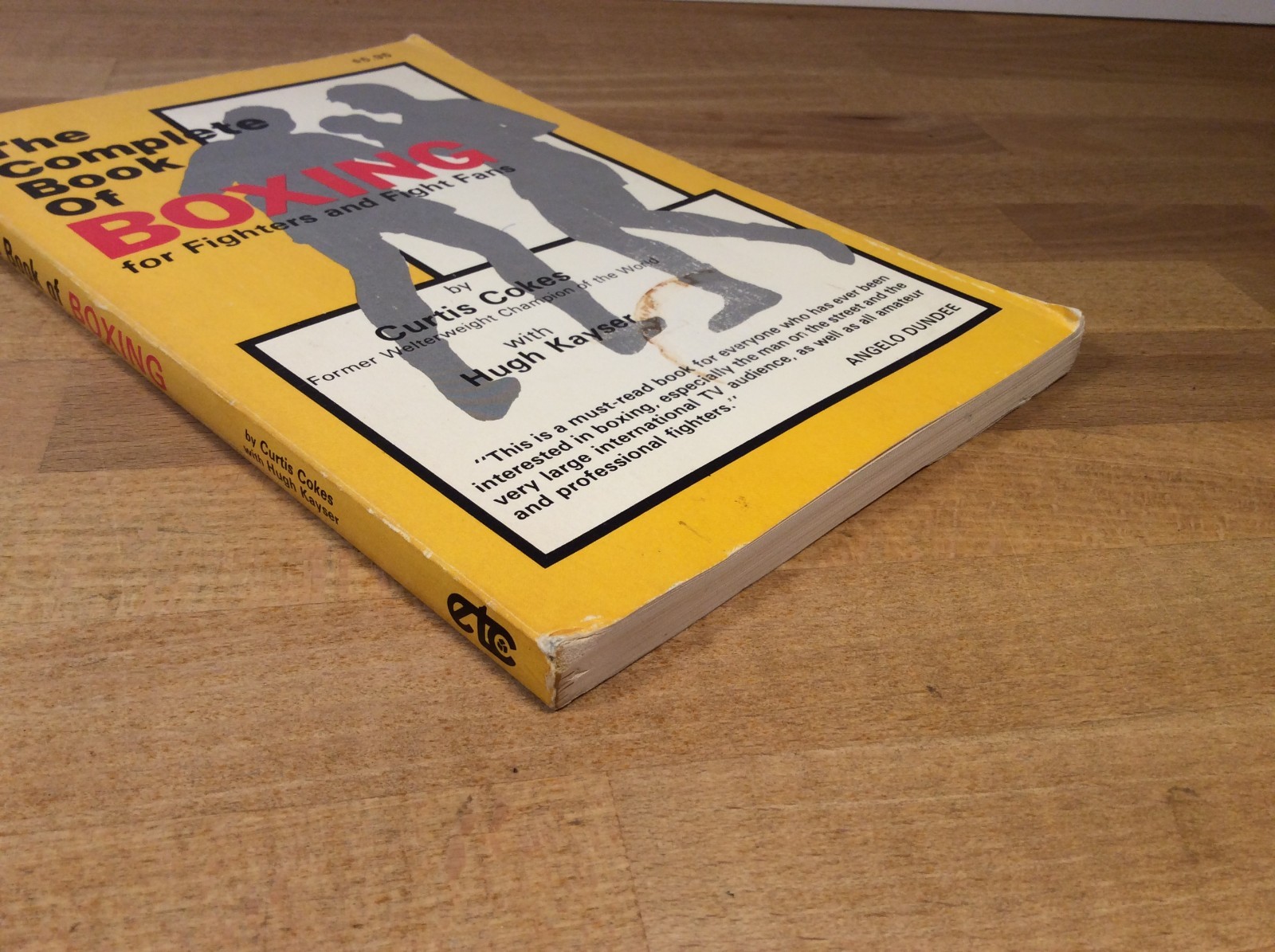 The Complete Book of Boxing, Curtis Cokes, Kayser, 1980 Paperback, Vintage