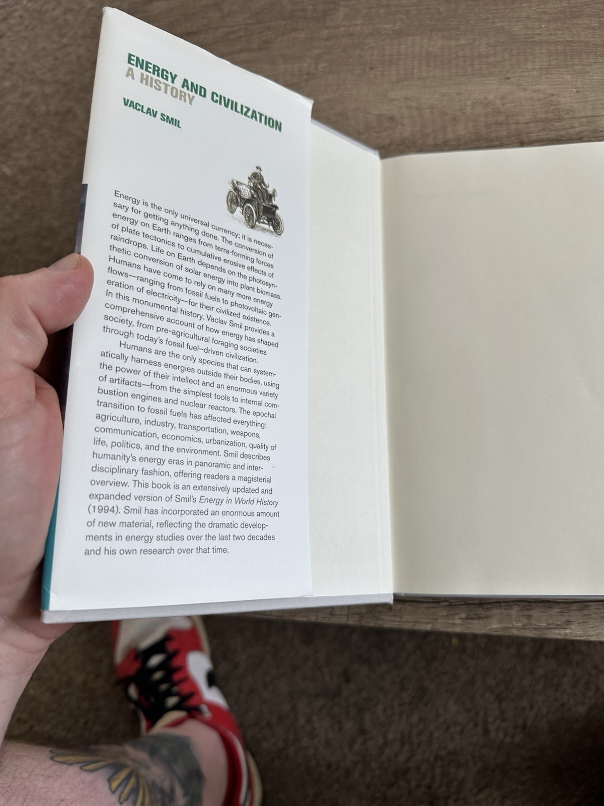 Energy and Civilization : A History / Vaclav Smil / 2017 / Hardcover Dust Jacket