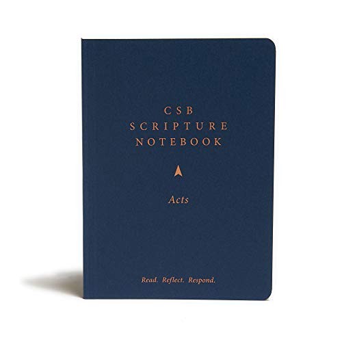 CSB Scripture Notebook, Acts: Read. Reflect. Respond. – paperback CSB Bibles…