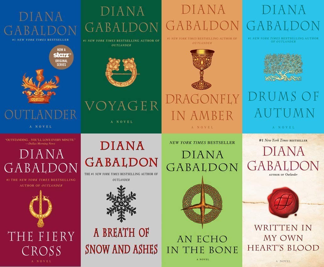 Outlander Series 8 Book Set (1- 8) Diana Gabaldon Mass Market Paperback