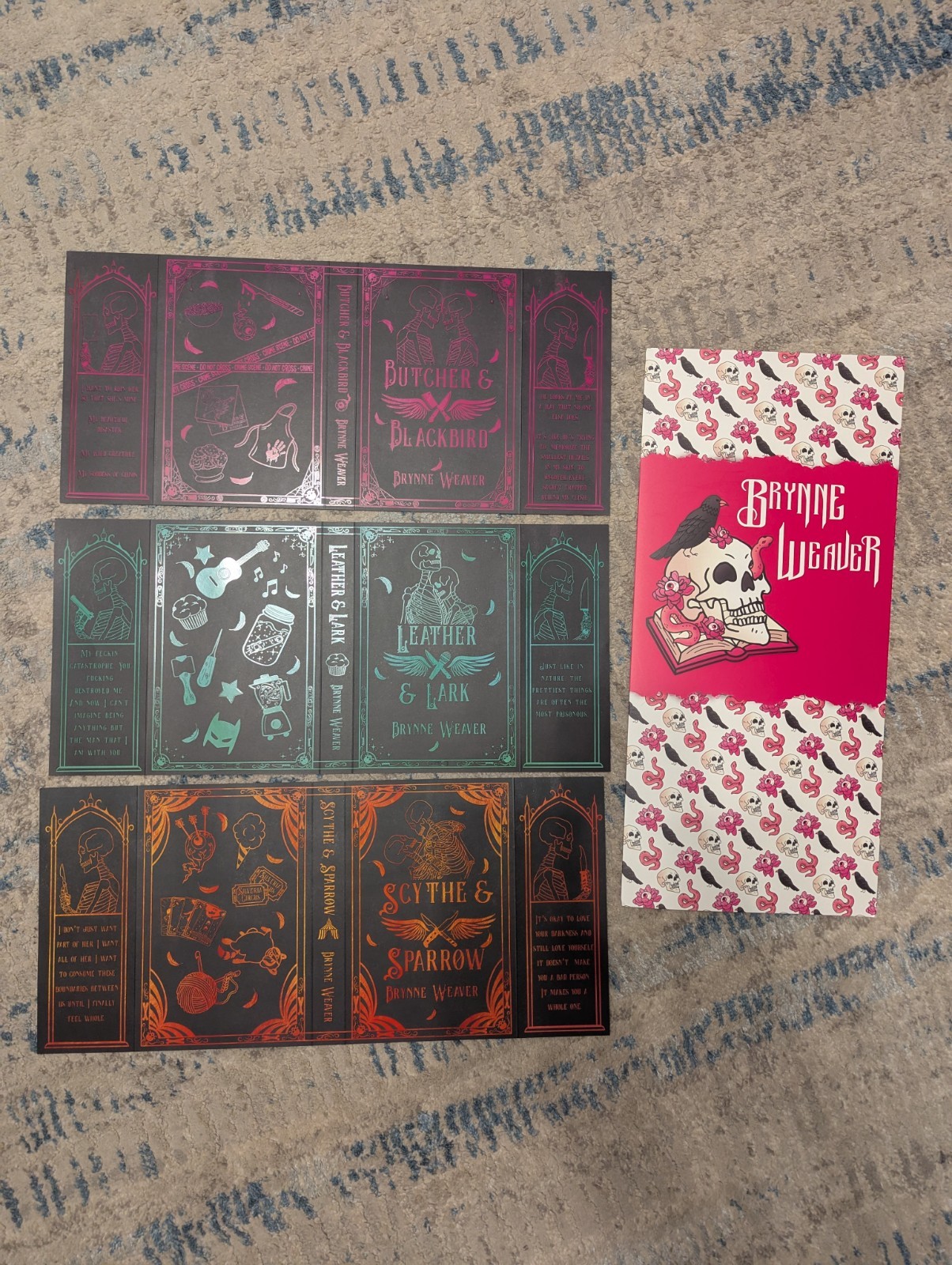 Ruinous Love Series by Brynne Weaver Exclusive Paperback Dust Jackets
