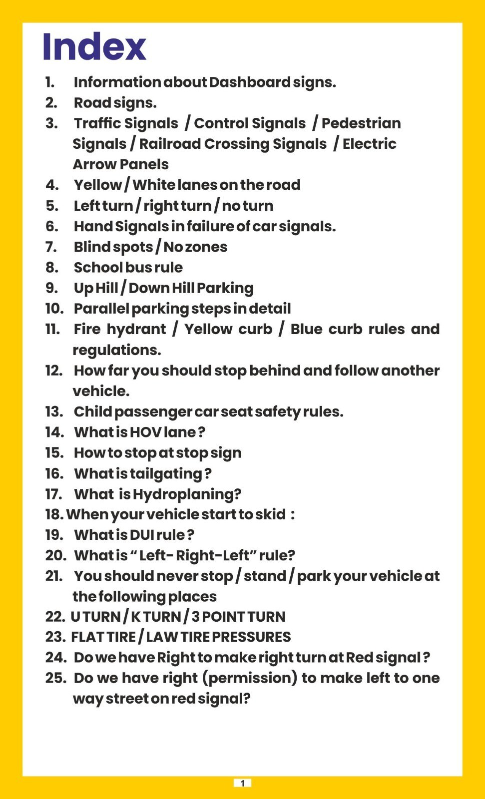 drivers manual english version
