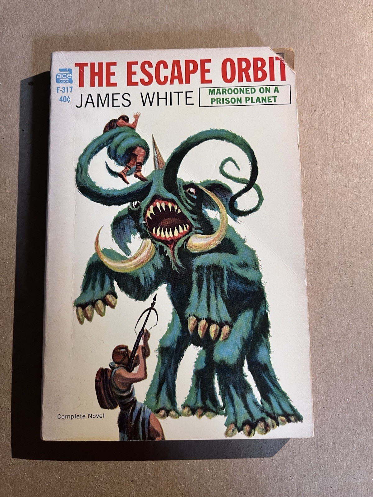 THE ESCAPE ORBIT by James White vintage 1965 ACE paperback