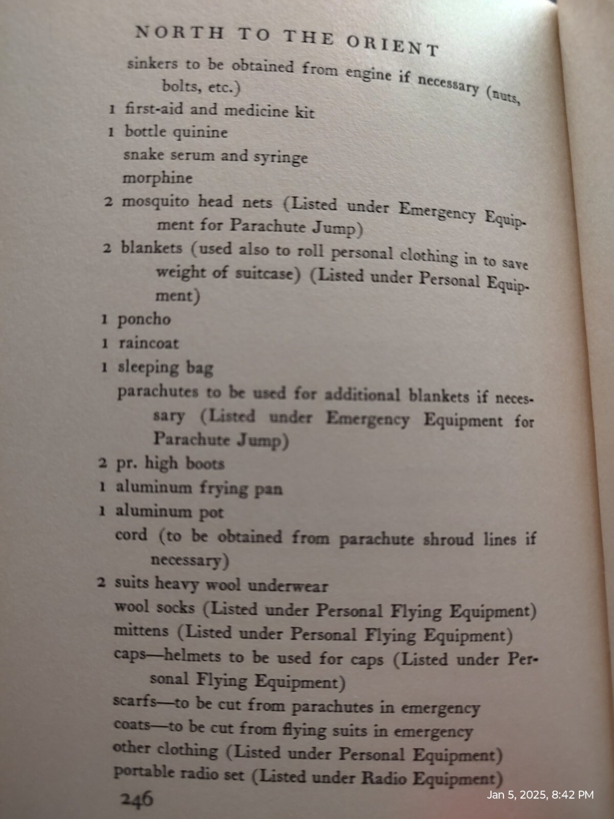 North to the Orient, by Ann Morrow Lindbergh, 255 pages, © 1935, 10th Printing