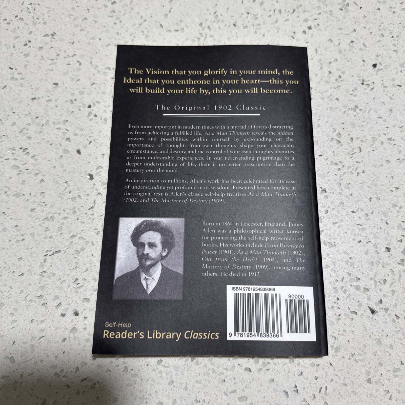 As a Man Thinketh includes The Mastery Of Destiny James Allen