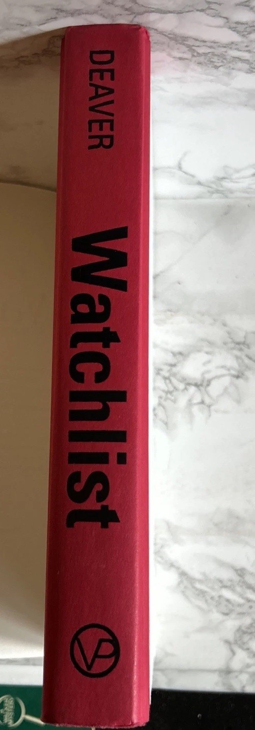 Jeffery Deaver WATCHLIST First Edition 1st Print Multiple Writers of Thrillers