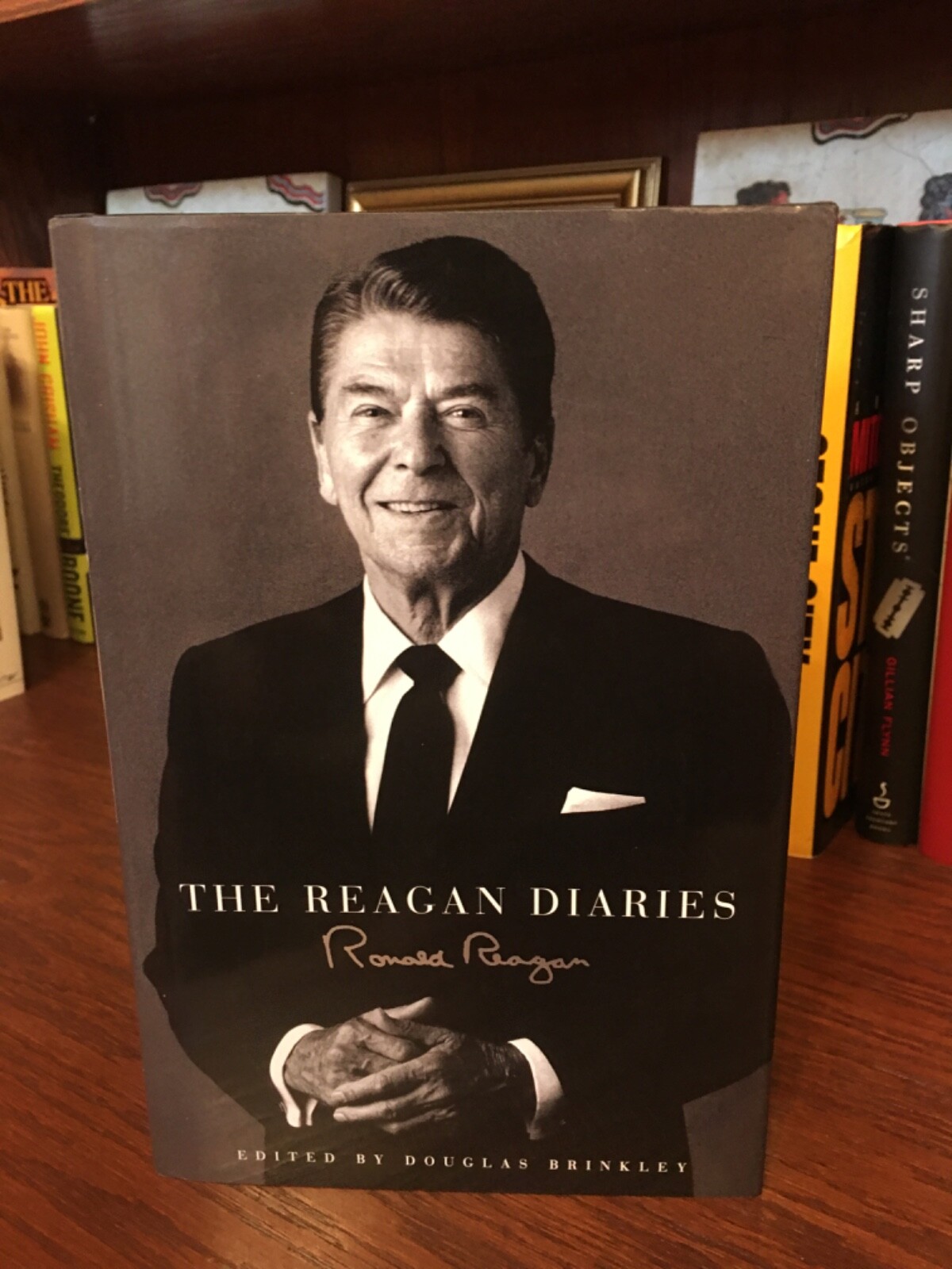 The Reagan Diaries. Douglas Brinkley. Signed 1st HC Ptg Eureka College Event
