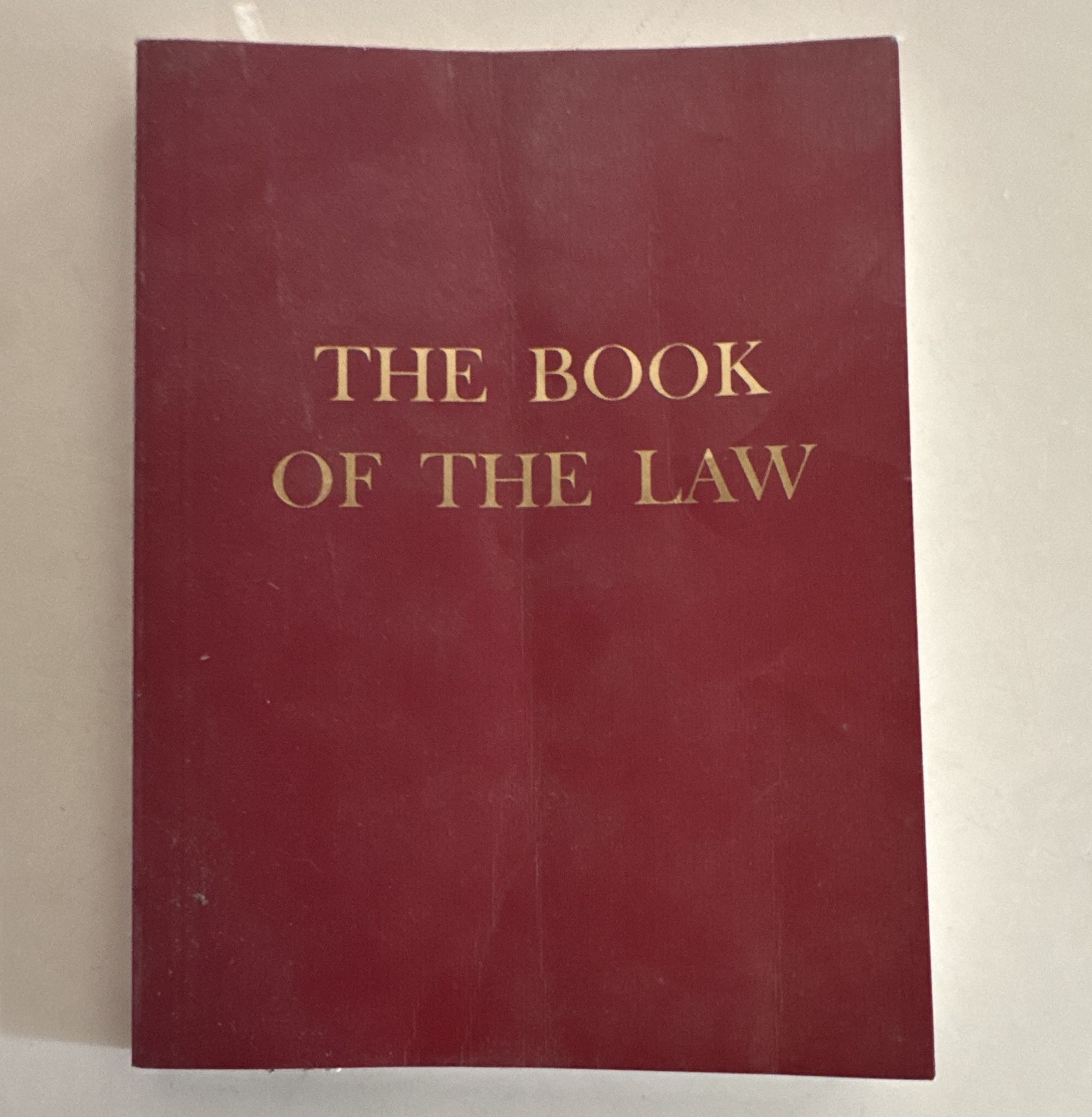 Aleister Crowley The Book of the Law Trade Paperback Red Wheel/Weiser 1987