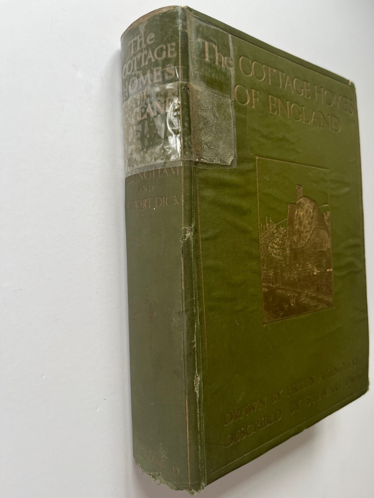 1909 THE COTTAGE HOMES OF ENGLAND ~ Stewart Dick, Helen Allingham, color plates