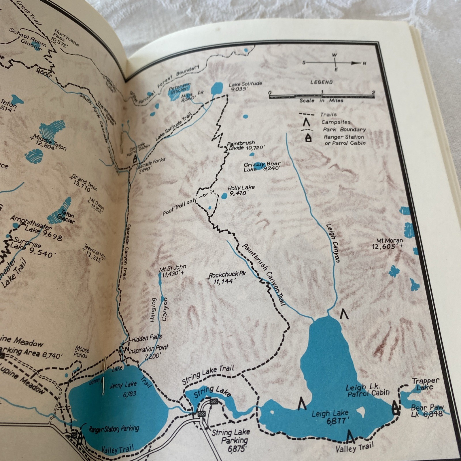 “Teton Trails”- Pamphlet (56 Pages) by Brian Harry with Illustrations 1982 PB