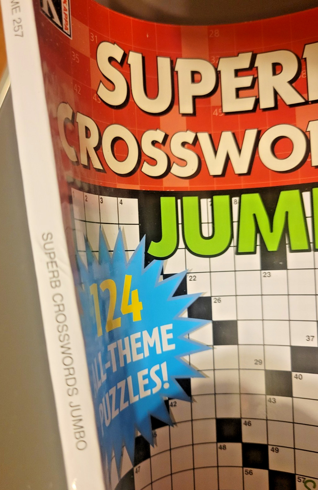 Superb Crosswords Jumbo – by Kappa – Volume 257 – 124 All-Themed Puzzles!