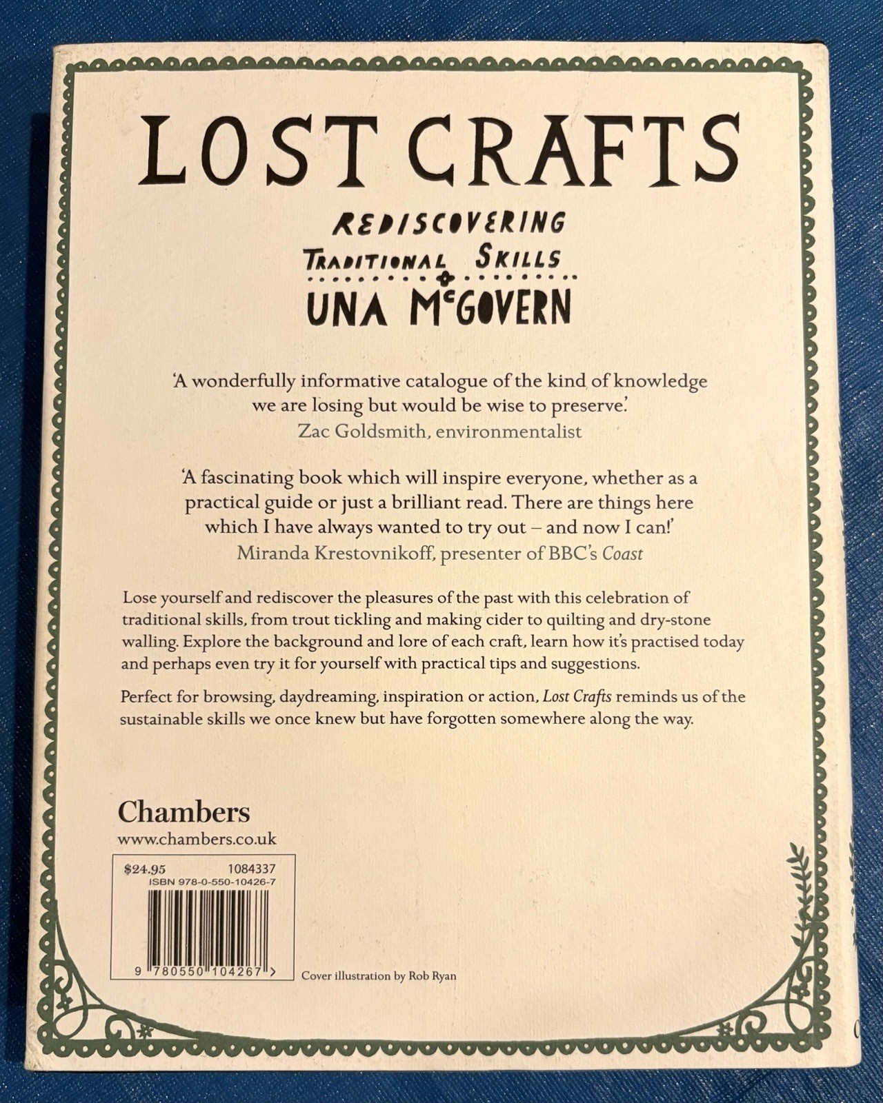 NEW-Lost Crafts: Rediscovering Traditional Skills by Una McGovern Hardcover