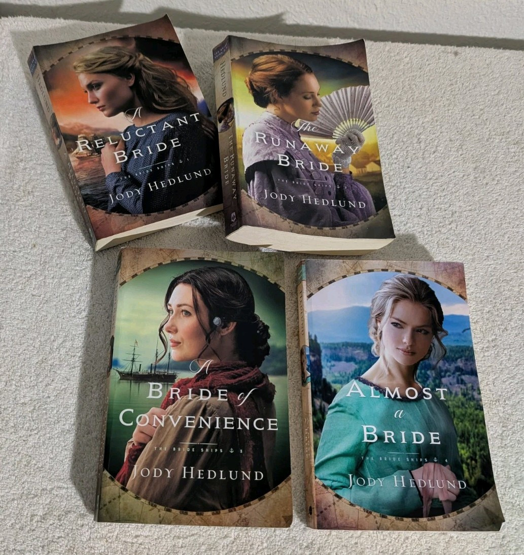 Lot of 4 Jody Hedlund Bride Ship Book Series 1-4 Set PB Mail Order Brides
