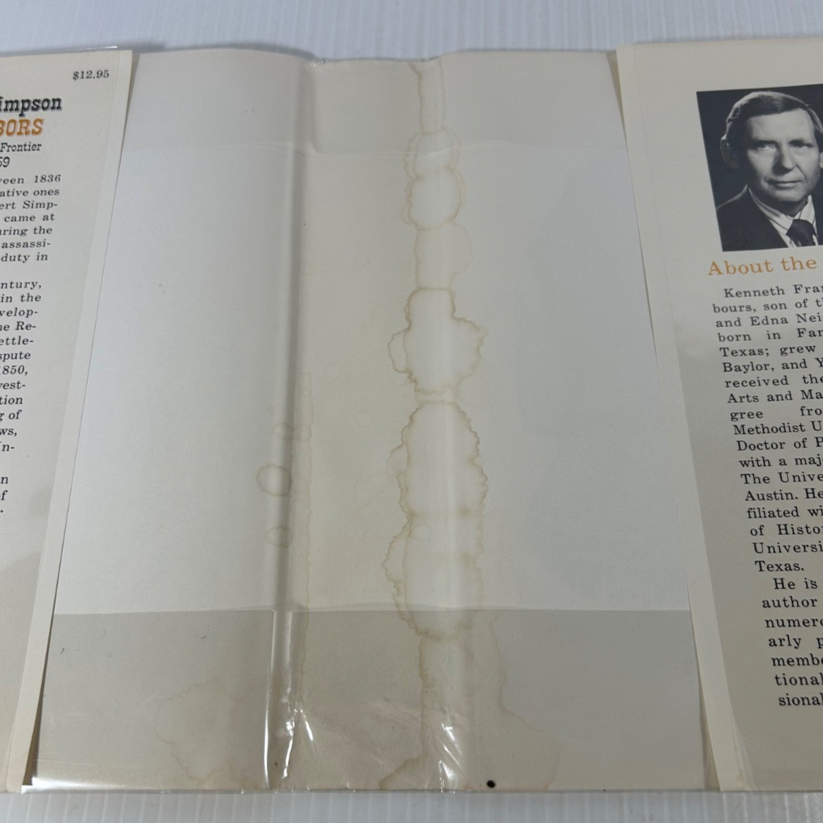Robert Simpson Neighbors & The Texas Frontier 1836-1859 by Kenneth F Neighbours