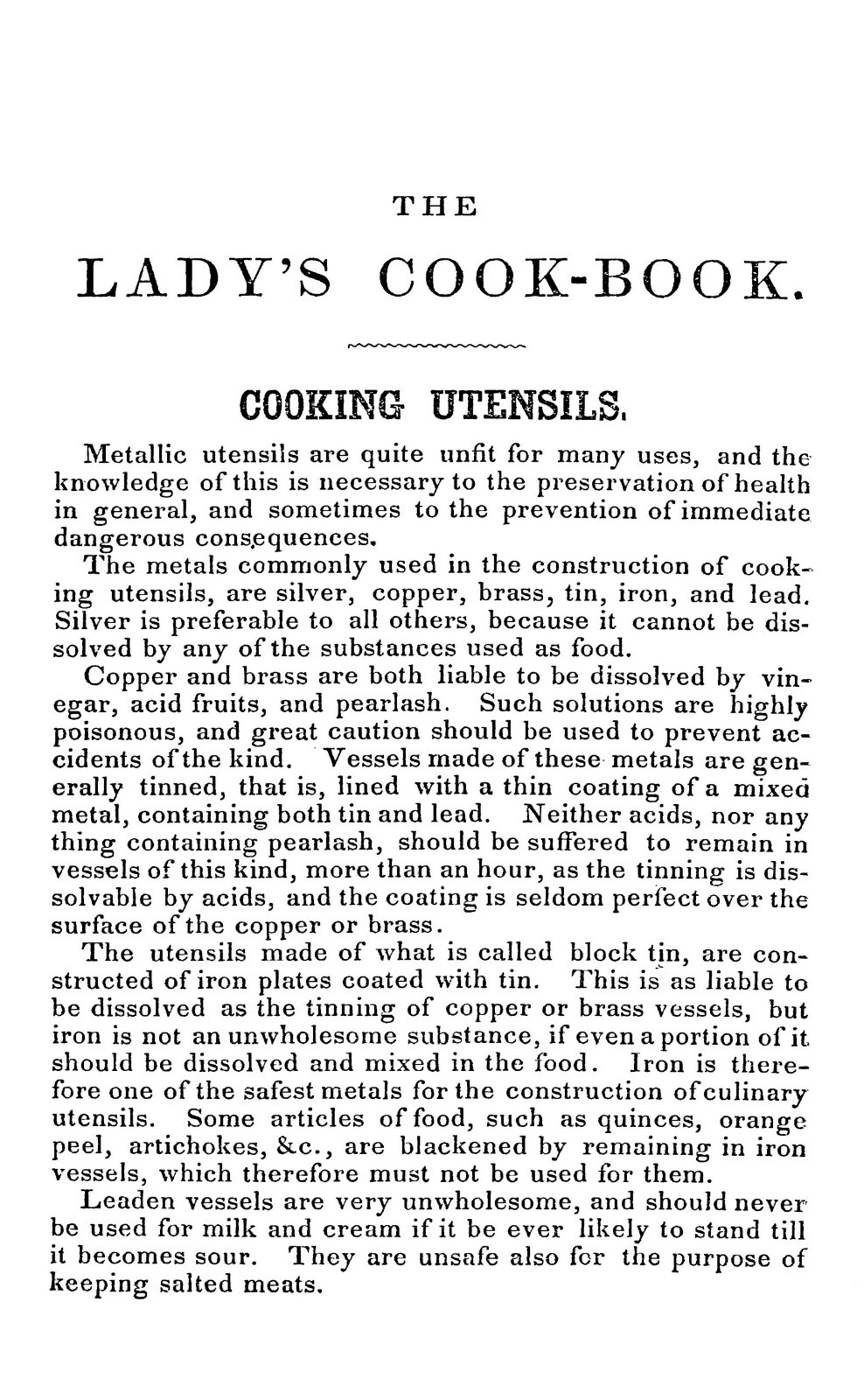 1845 Valuable Receipts Cook Book 46 Pages