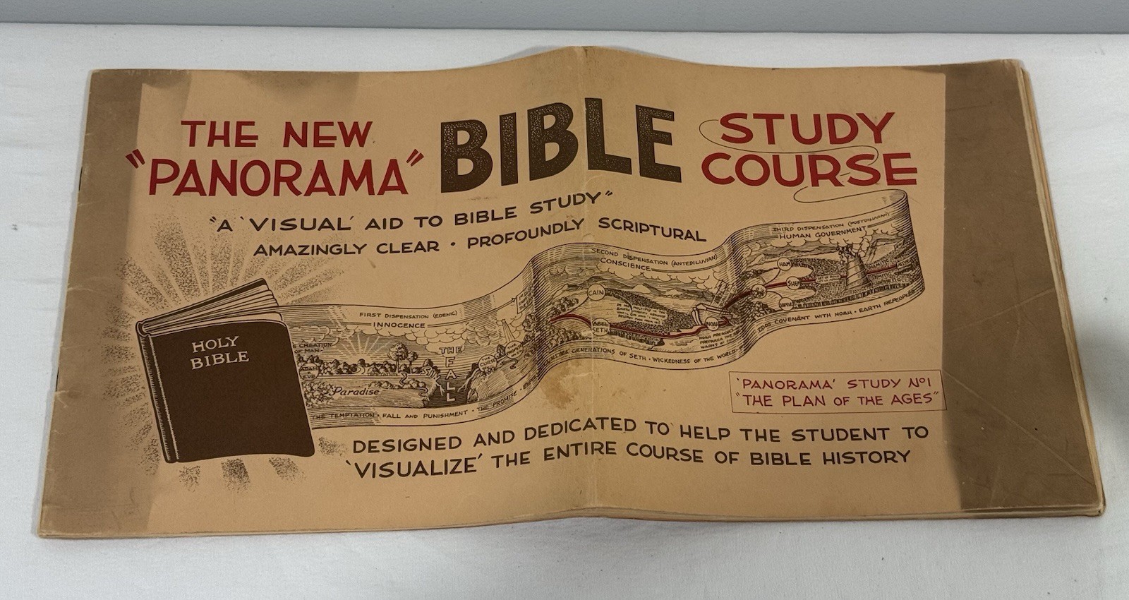 The New Panorama Bible Study Course No 1. Beautiful Illustrations- RARE